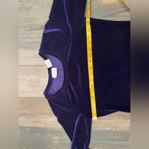 Vintage Moda International Velvet Witchy Whimsigoth Maxi Purple Dress Size small - Picture 7 of 7